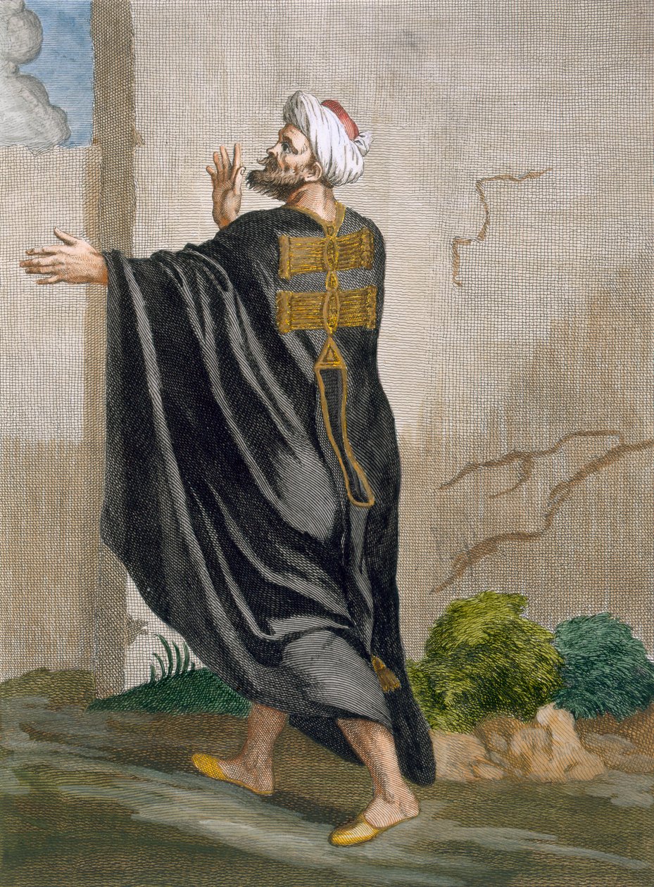 Berber, plate 95 fra 'Samling av hundre trykk som representerer Levantens forskjellige nasjoner' av Charles de Ferriol, gravert av B. Baron, 1707-08 av Jean Baptiste Vanmour