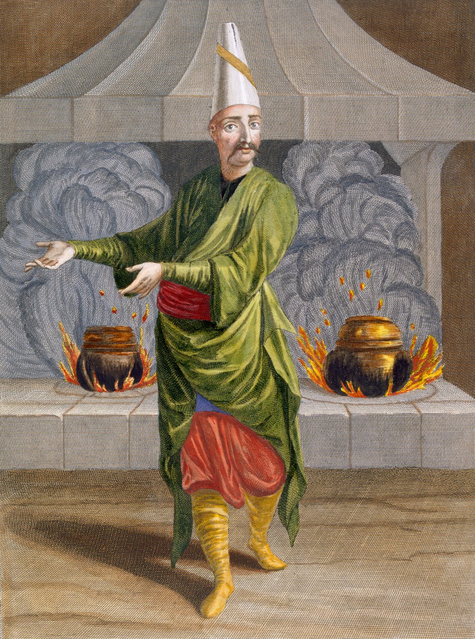 Beulouk-Bachi, leder av sultanen, ca. 1708 av Jean Baptiste Vanmour