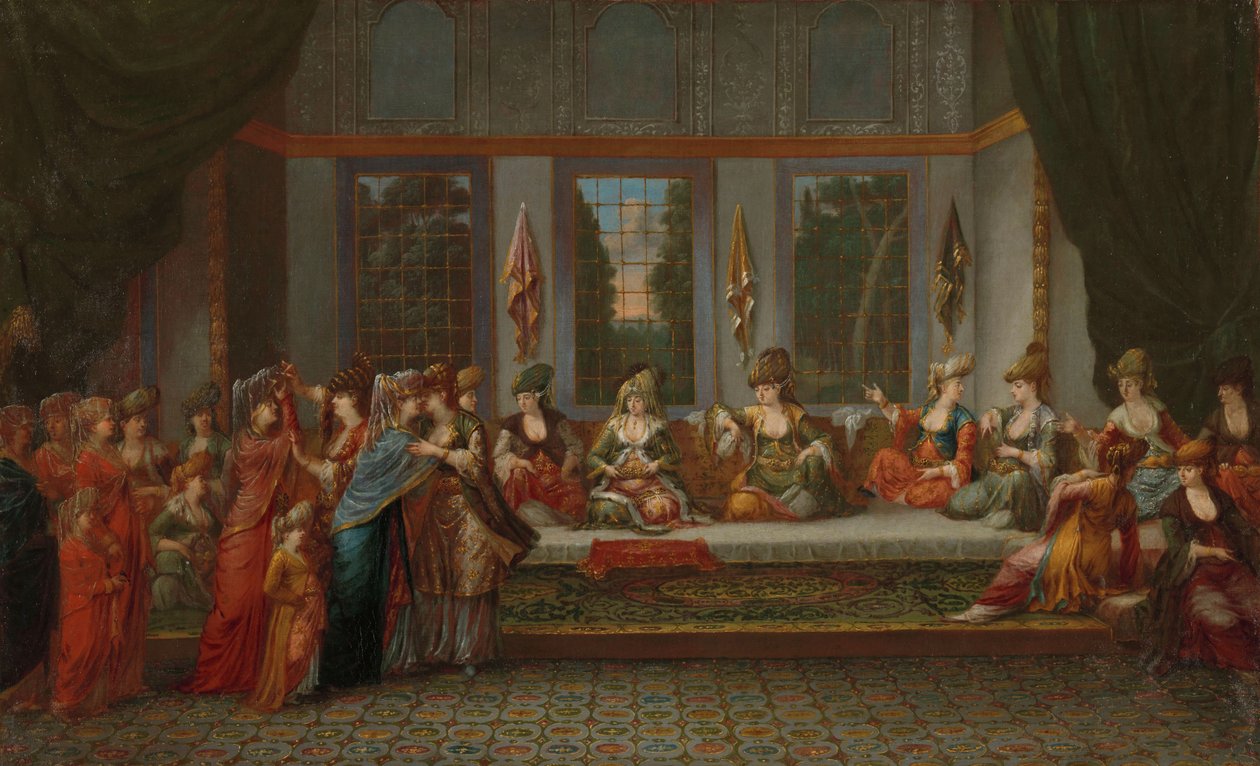 Gresk bryllup, ca. 1720-37 av Jean Baptiste Vanmour