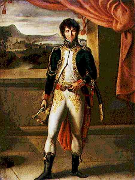 Portrett av Joachim Murat (1767-1815) (olje på lerret) av Jean Baptiste Vicar