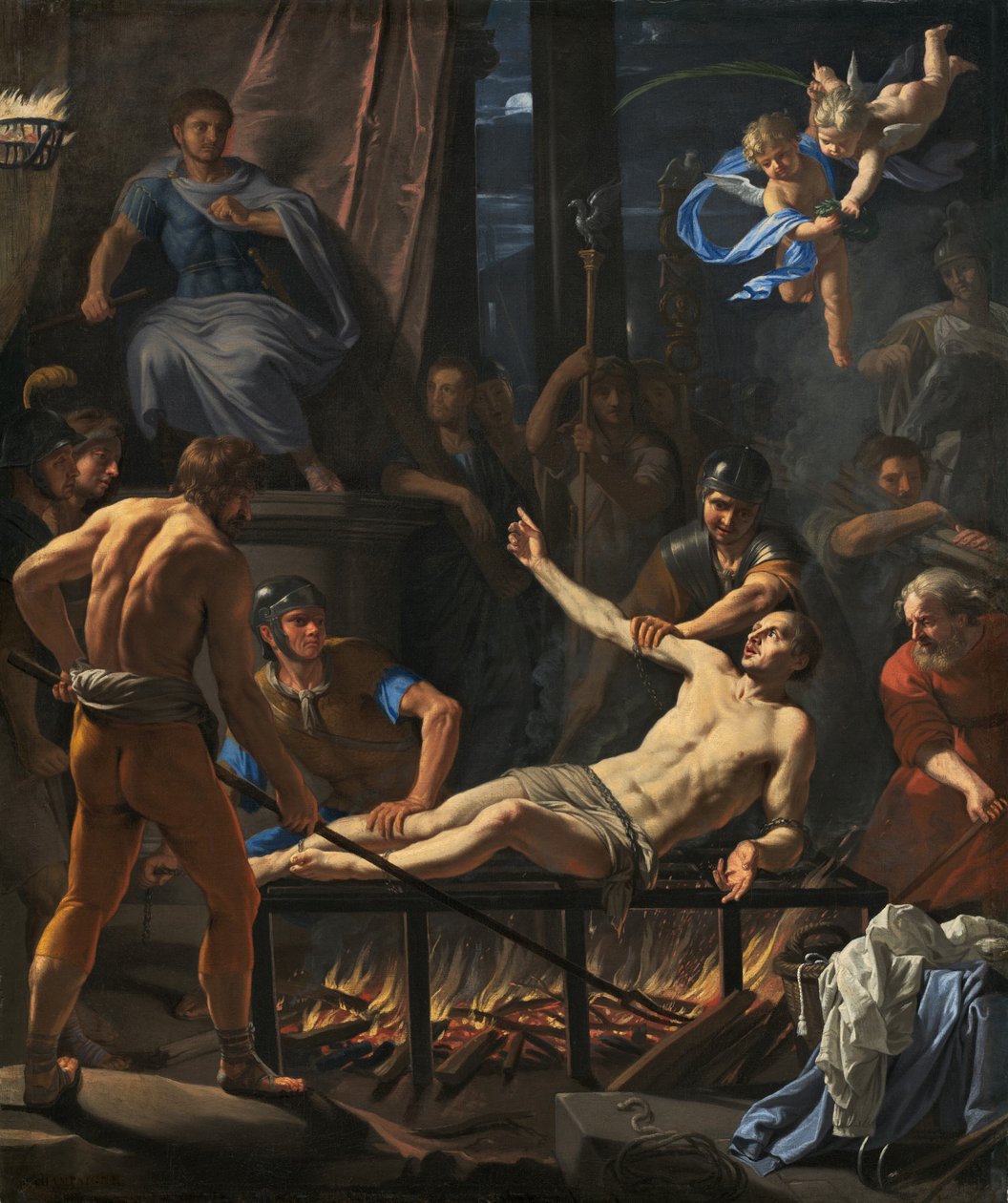 Saint Lawrences martyrium av Jean Baptiste de Champaigne