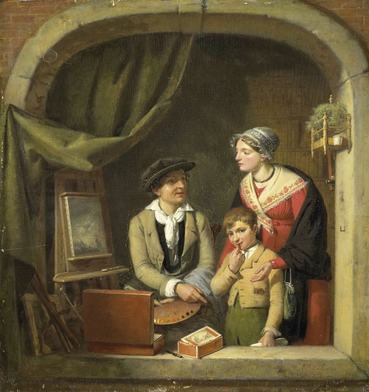 Å bli maler av Jean Baptiste van Eycken