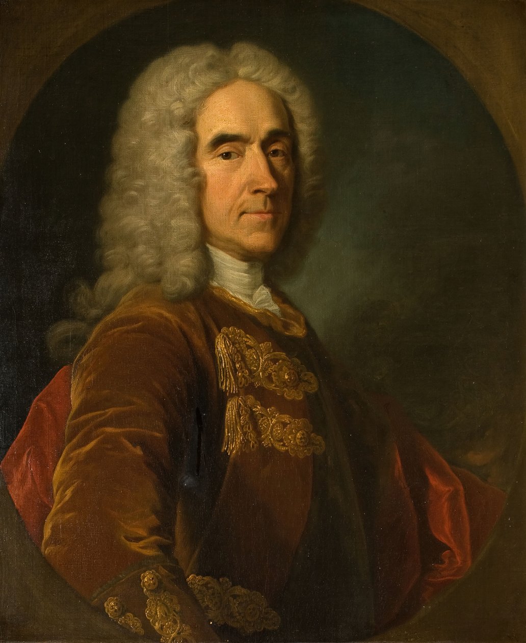 Portrett av Sir Richard Temple, 4. Viscount of Birmingham, 1738-42. av Jean Baptiste van Loo