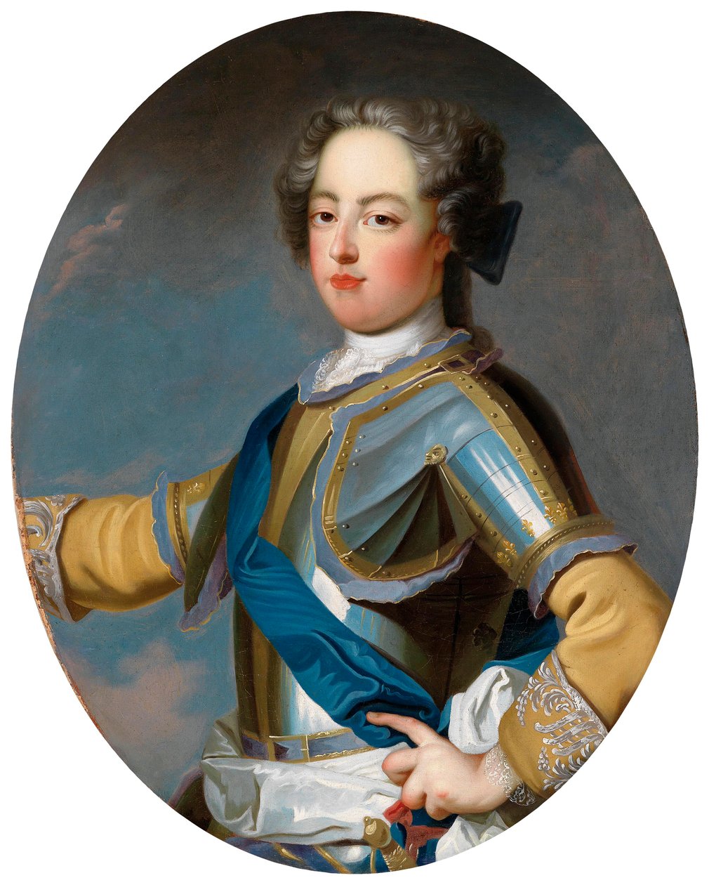 Portrett av kong Ludvig XV 1710-1774, 1720-årene av Jean Baptiste van Loo