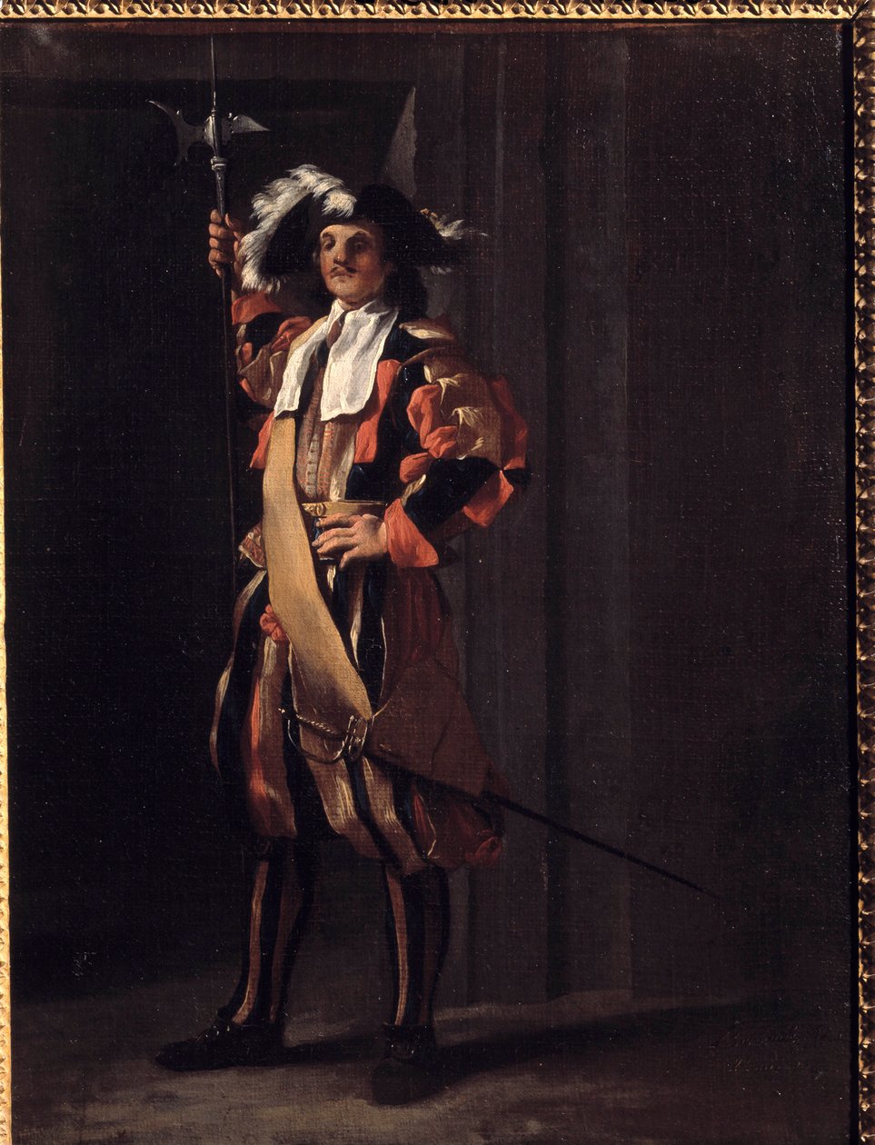 Sveits av den pavelige garde-maleri av Jean Barbault (1718-1762). 18. århundre. Besançon, kunstmuseet av Jean Barbault