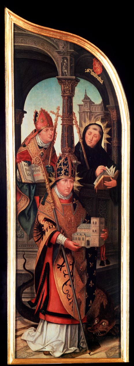 Bebudelsen, Triptych, sidepanel, 1517. av Jean the Elder Bellegambe