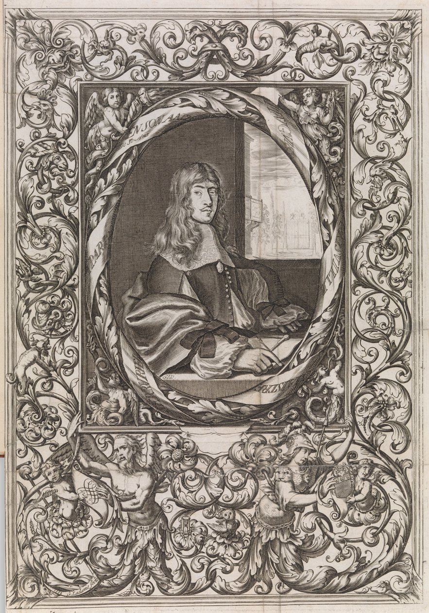 Diverse stykker av låsesmeder, side 2 recto, ca. 1663. av Jean Berain