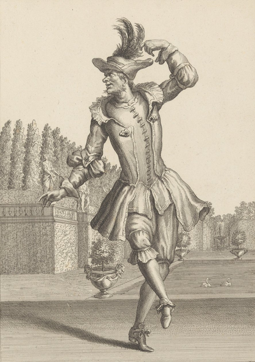 Du Moulin i bondedans Dans i Operaen,.n.d. av Jean Berain