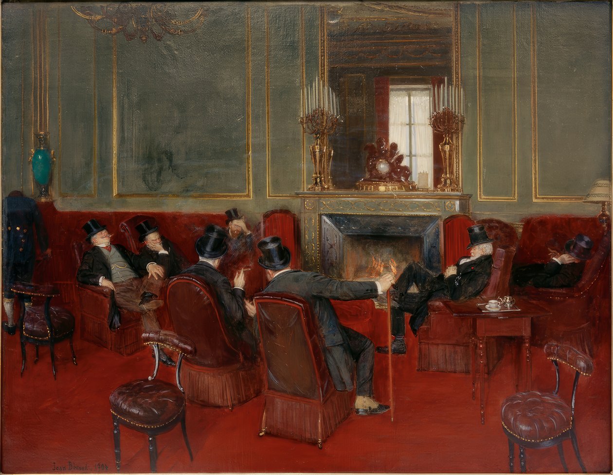 På klubben av Jean Beraud