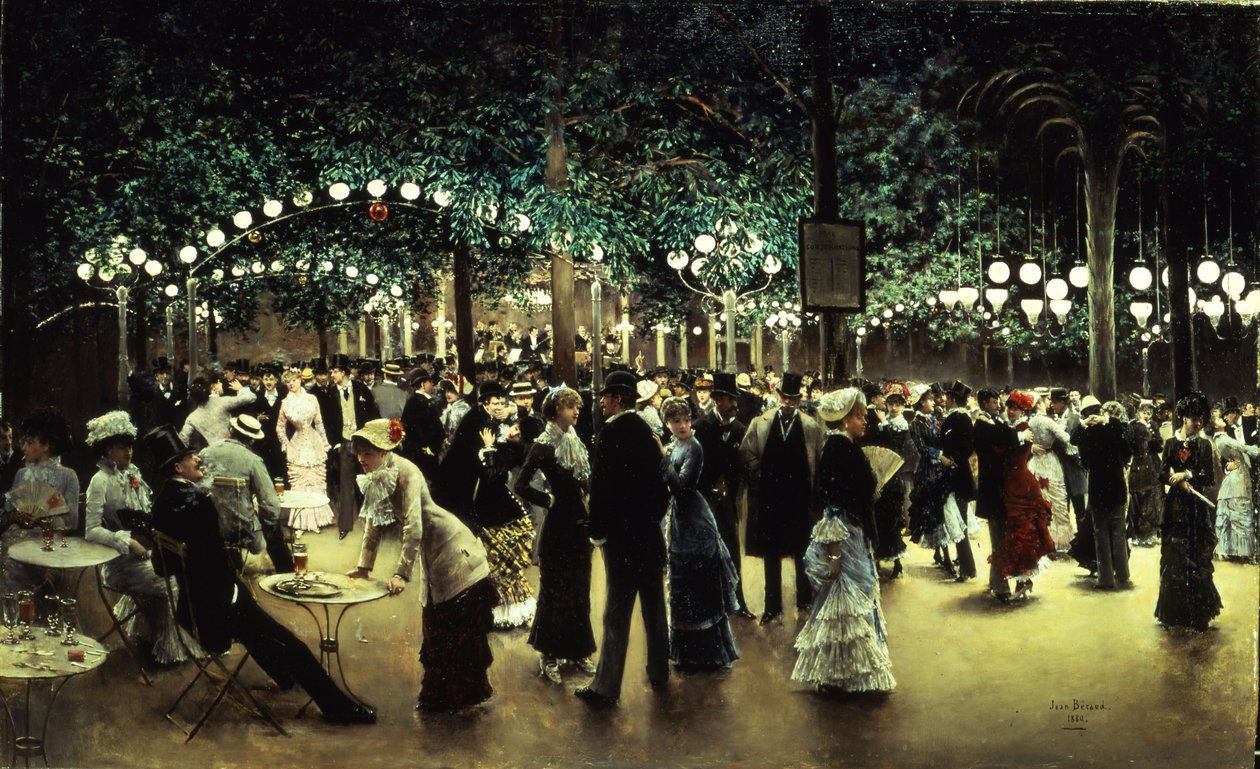 Det offentlige ballet, 1880 av Jean Beraud
