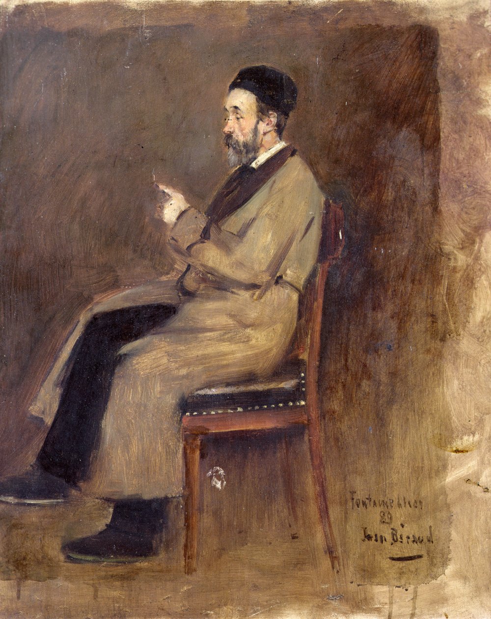 Portrett av J. J. Weiss (1827-1891) av Jean Beraud