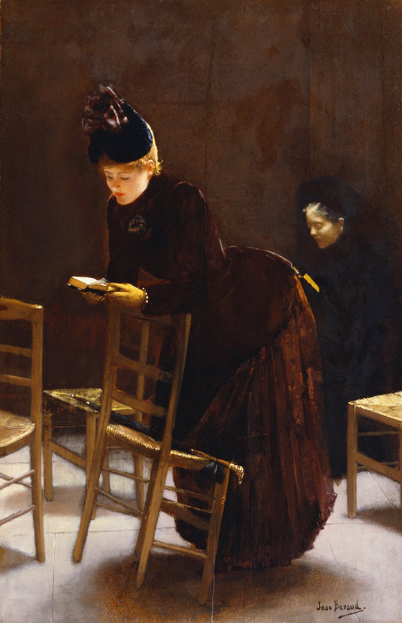 Kvinne i bønn av Jean Beraud