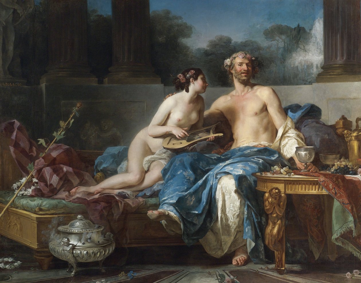 Anacreons gleder av Jean Bernard Restout