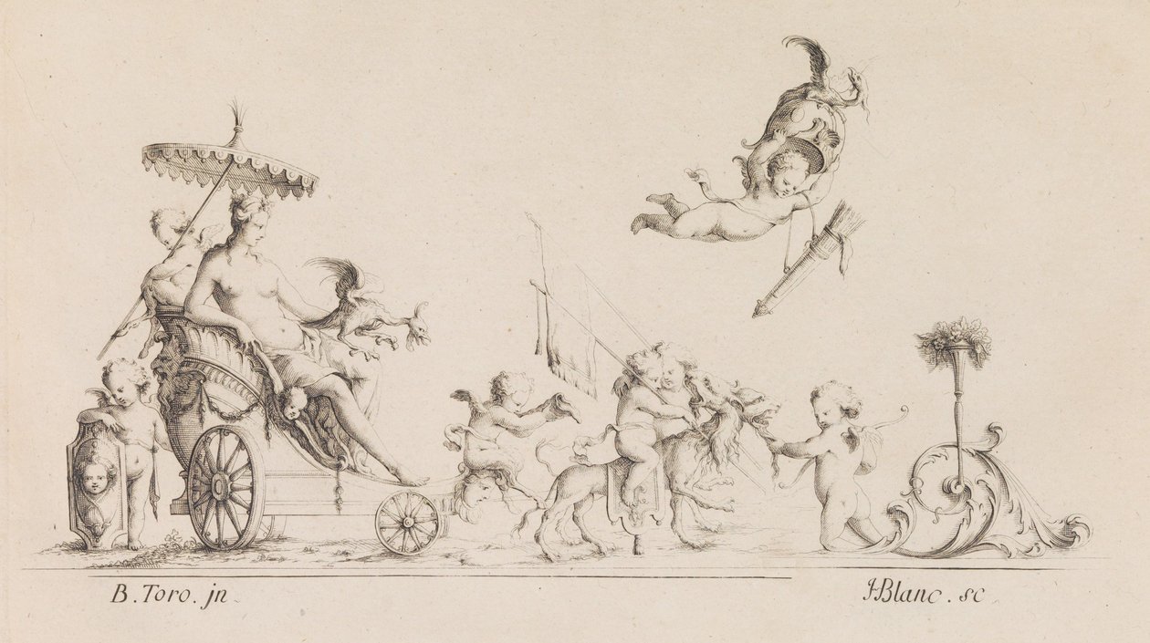 Design med mange bruksområder Oppfunnet av MB Toro, 1718 eller senere., 1718 eller senere. av Jean Bernard Toro