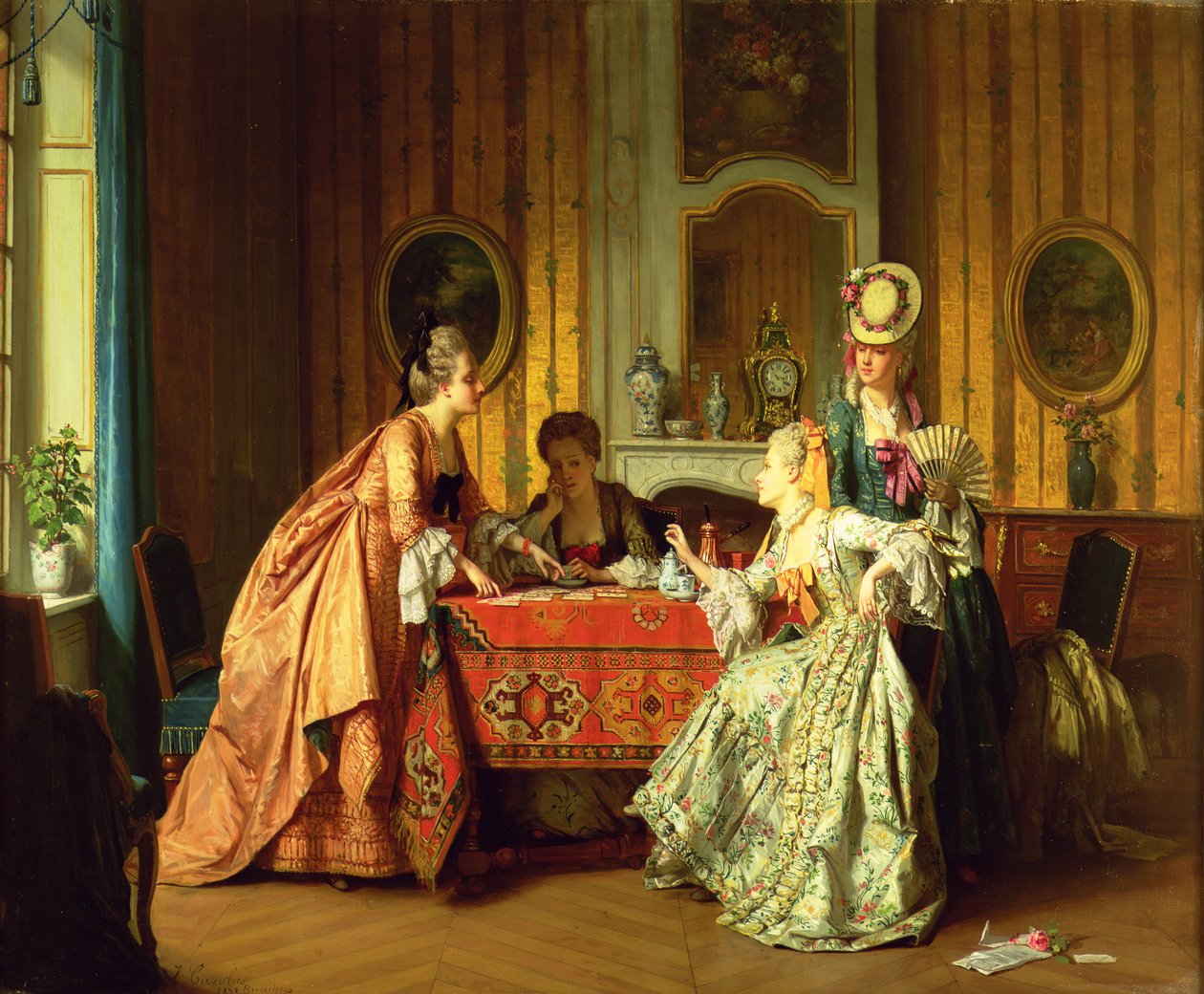 En rettferdig hånd, 1873 av Jean Carolus