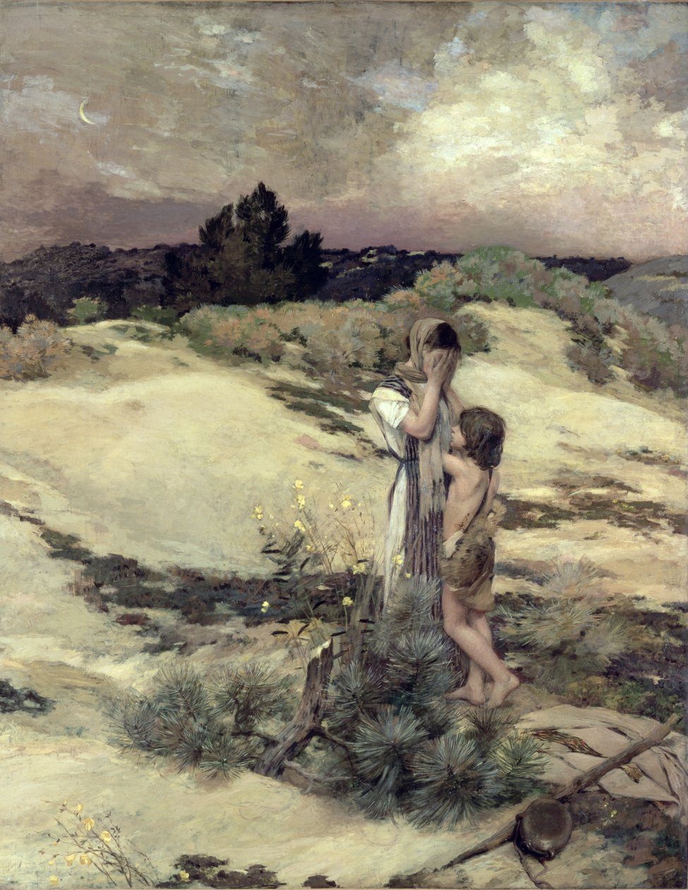 Hagar og Ismael av Jean Charles Cazin