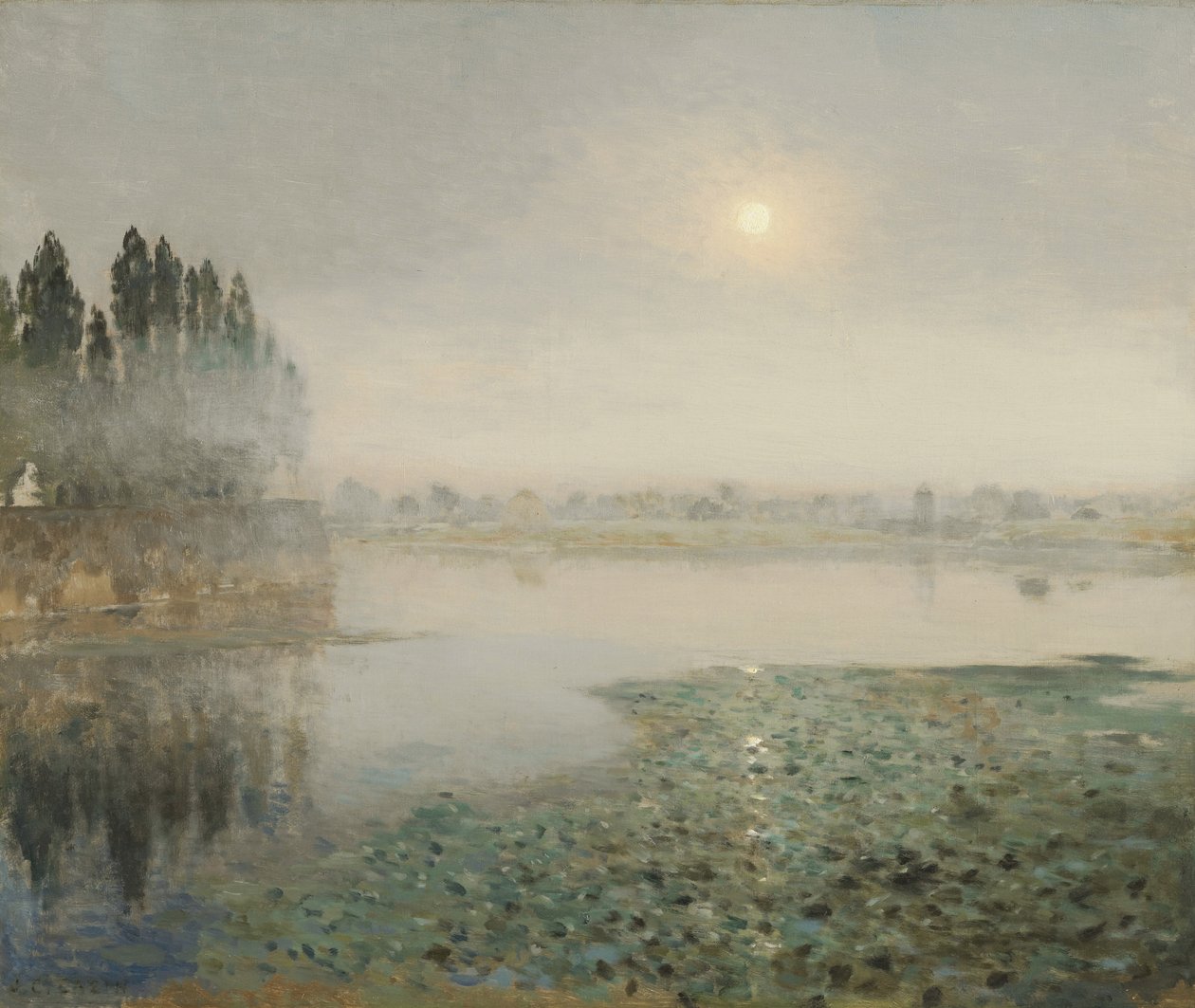 Mist on the River, ca. 1889 av Jean Charles Cazin