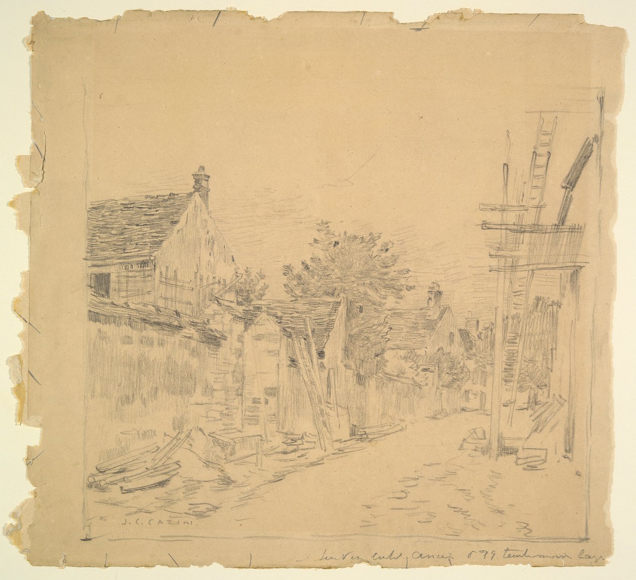 Landsbygate av Jean Charles Cazin