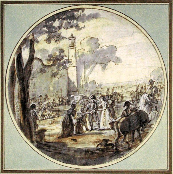 Napoleon I (1769-1821) ved Saint-Cloud av Jean Charles Develly