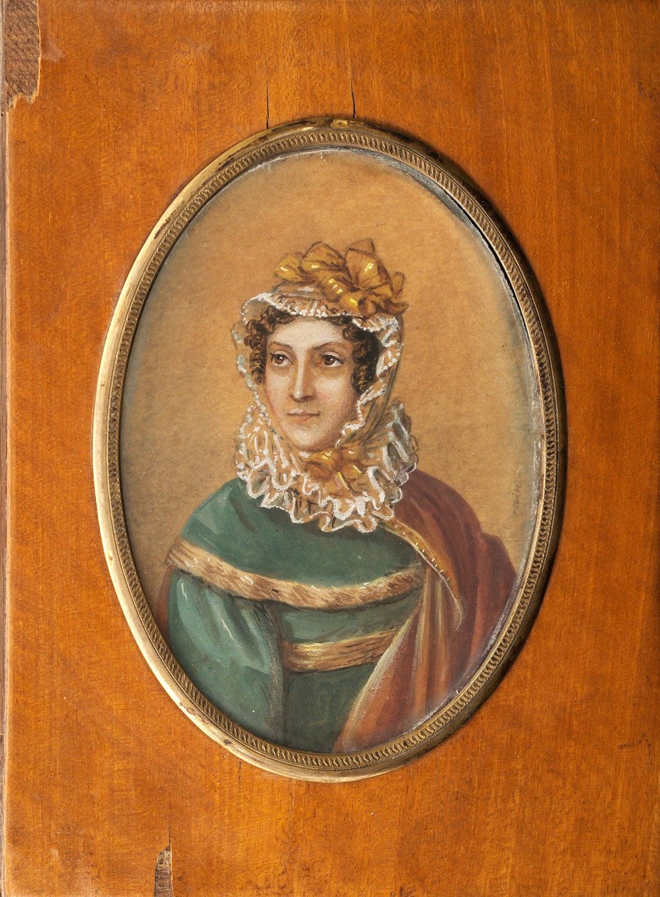 Portrett av Jeanne Louise Henriette Campan, født Genet 1752-1822 av Jean Charles Nicaise Perrin