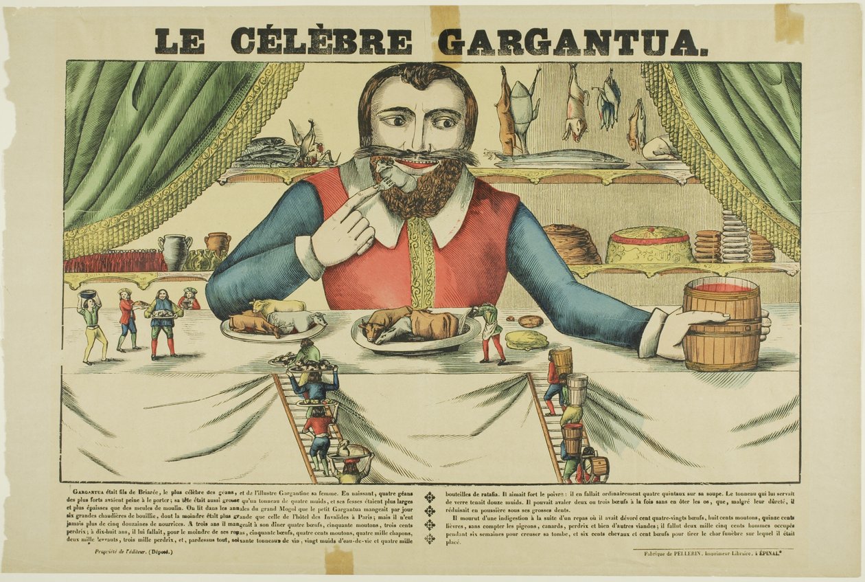 Den berømte Gargantua av Jean Charles Pellerin