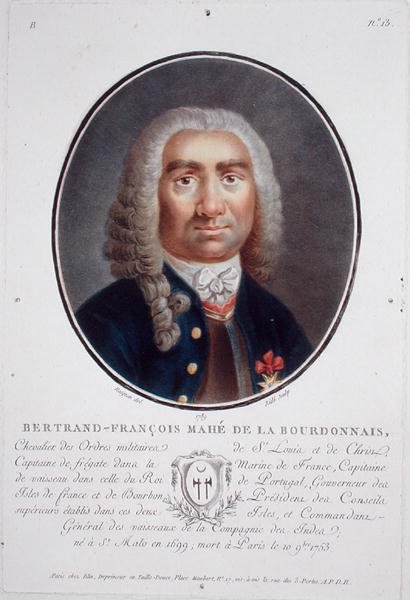 Bertrand-Francois Mahe de la Bourdonnais (1699-1753) fra 
