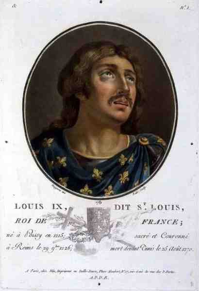 Portrett av Louis IX, kalt 