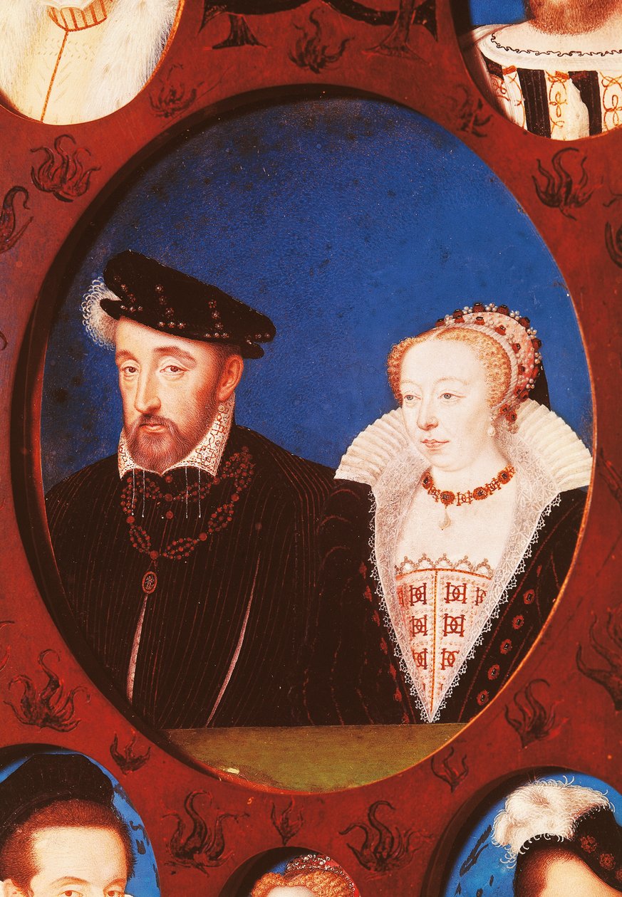 Portrett av Henry II av Frankrike (Saint-Germain-en-Laye av Jean Clouet