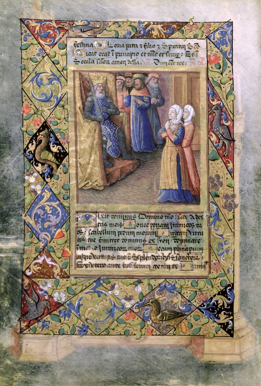 Ms Lat. Q.v.I.126 f.36v The Wisdom of Salomon, fra 