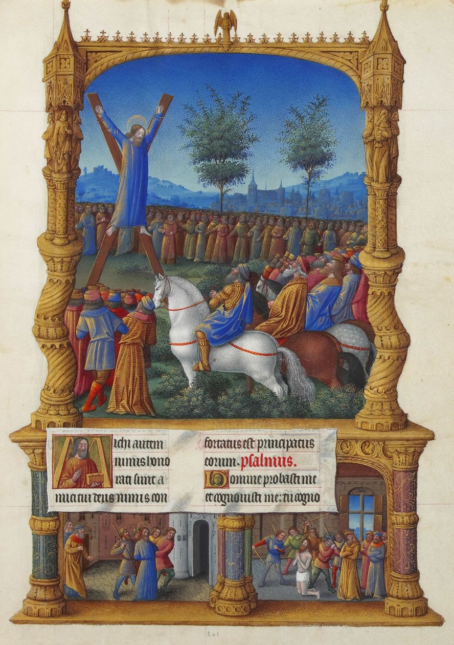 Très Riches Heures du Duc de Berry - The Martyrdom of Saint Andrew av Jean Colombe