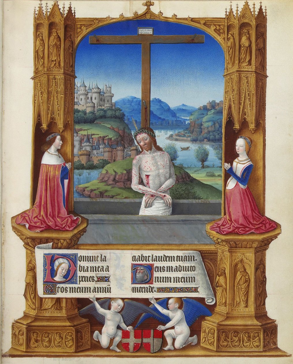 Très Riches Heures du Duc de Berry The Man - of Sorrows av Jean Colombe