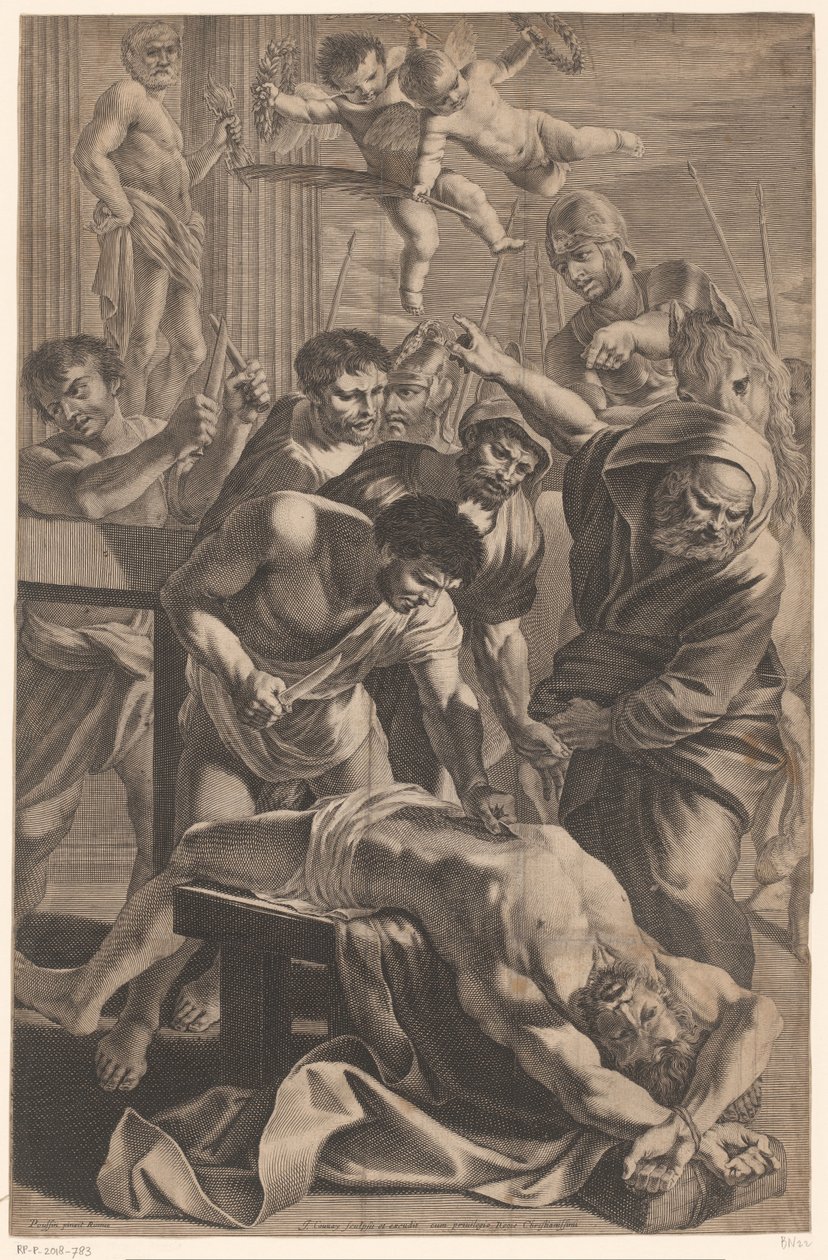 Saint Bartholomews martyrium av Jean Couvay