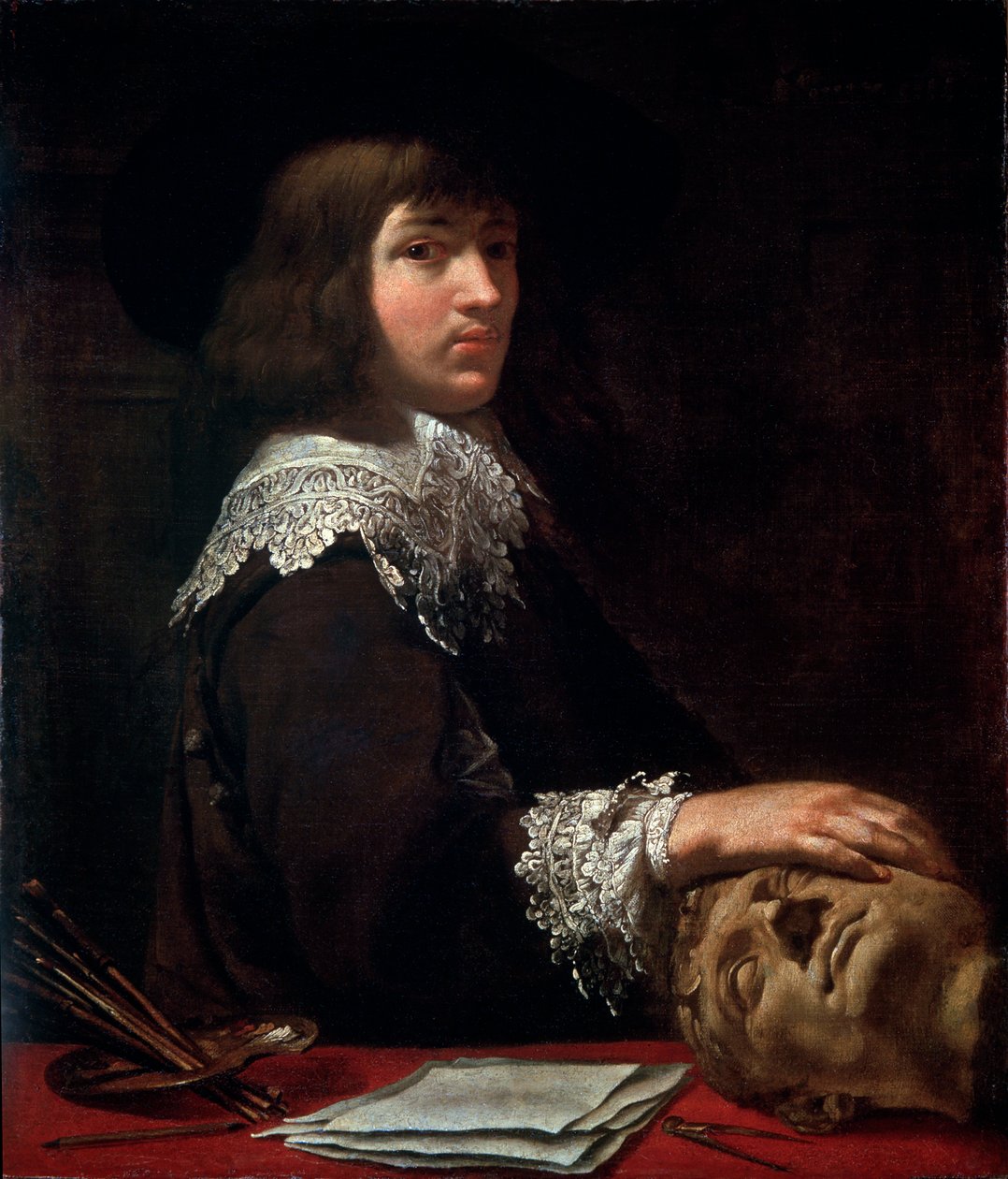 Selvportrett, 1636 av Jean Daret