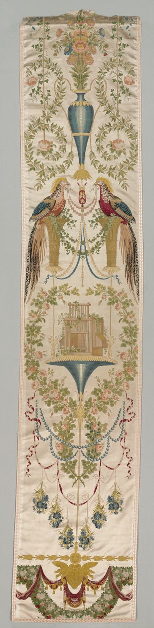 Veggbekledning, Fasanene fra Vatikanet Verdures-serien, etter 1799. av Jean Démosthène Dugourc