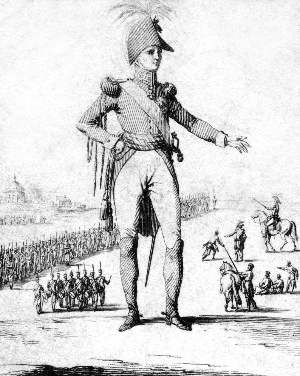 Alexander I av Russland, keiser av Russland, tidlig på 1800-tallet. av Jean Duplessis Bertaux