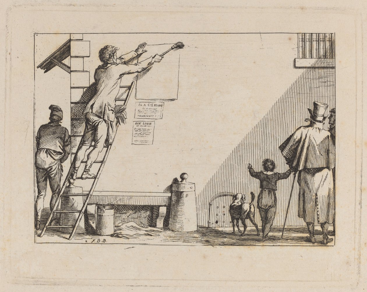 Gatescene av Jean Duplessis Bertaux