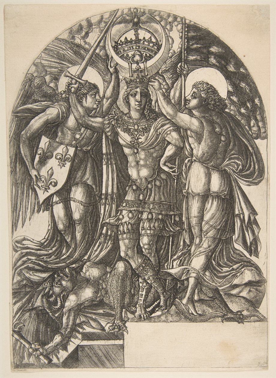 Henri II, konge av Frankrike, mellom Frankrike og berømmelse, ca. 1548. av Jean Duvet