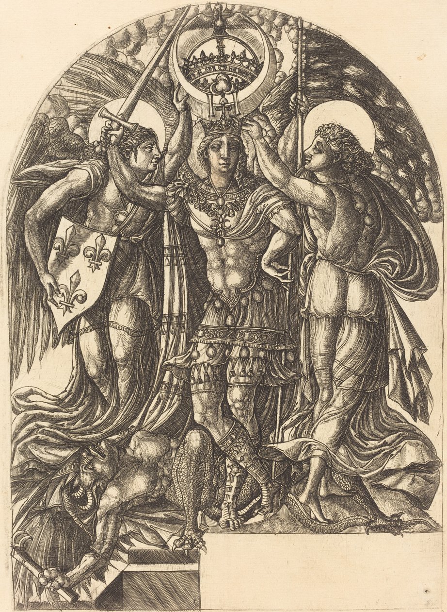 Henry II som den seirende hellige Michael av Jean Duvet