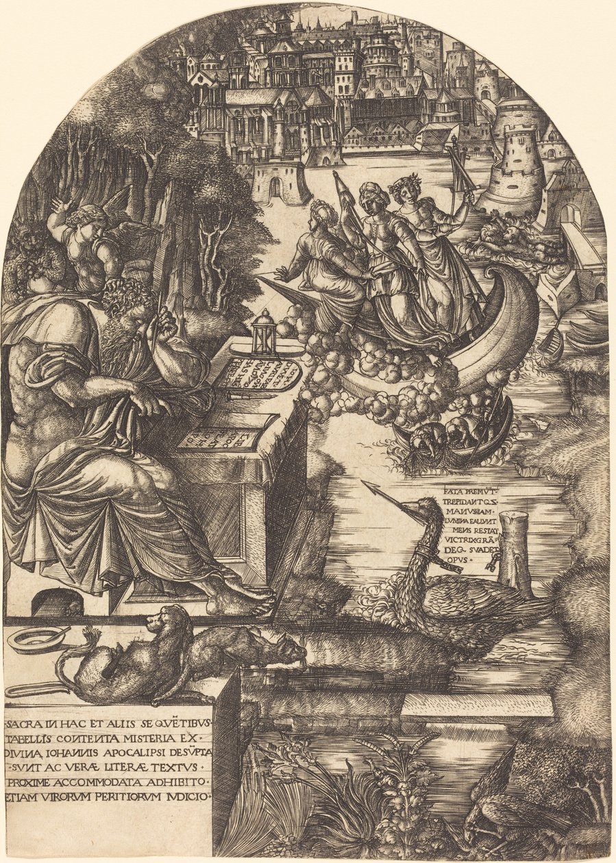 Jean Duvet som den hellige Johannes evangelisten av Jean Duvet