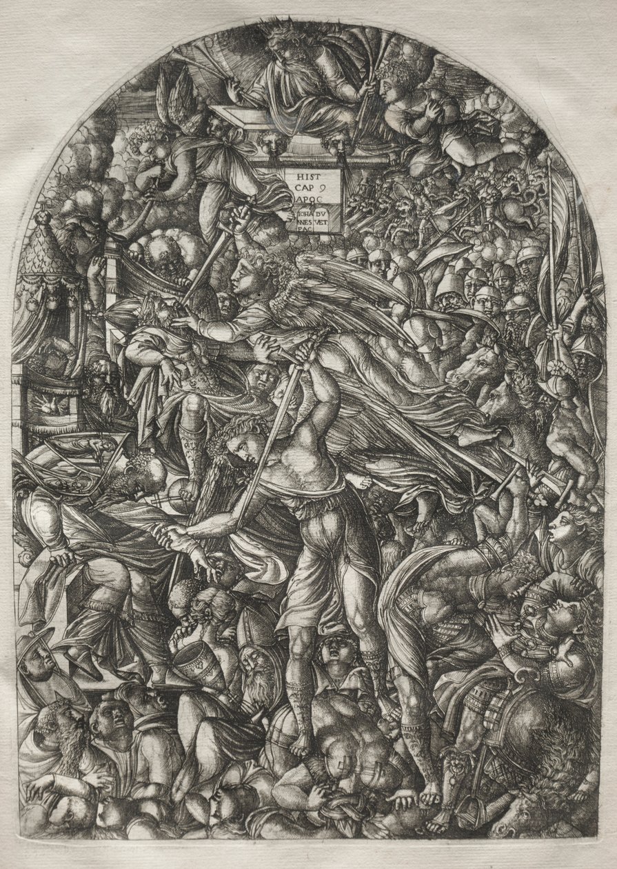 The Apocalypse: The Angel Sounding the Sixth Trumpet, 1546-1556. av Jean Duvet