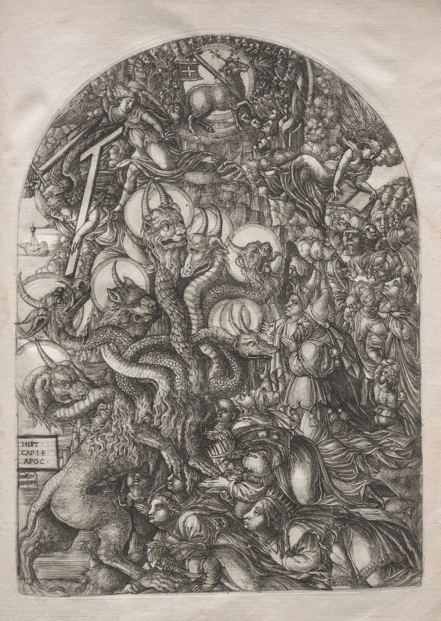 The Apocalypse: The Beast with Seven Heads and Ten Horns av Jean Duvet