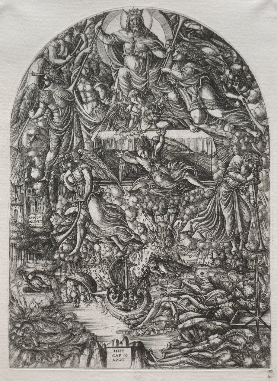 The Apocalypse: The Opening of the Seventh Seal, 1561. av Jean Duvet