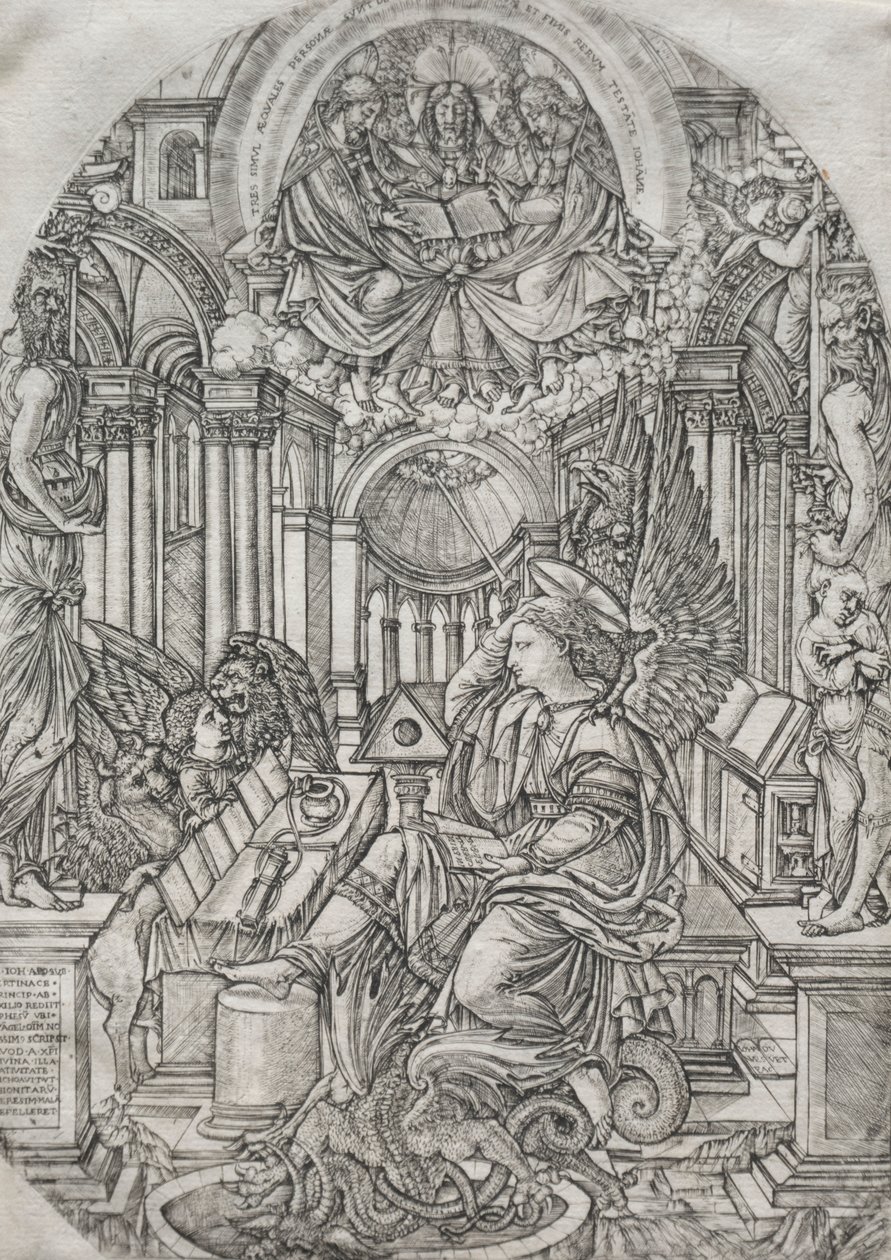 Apokalypsen: Johannes evangelistens åpenbaring. av Jean Duvet