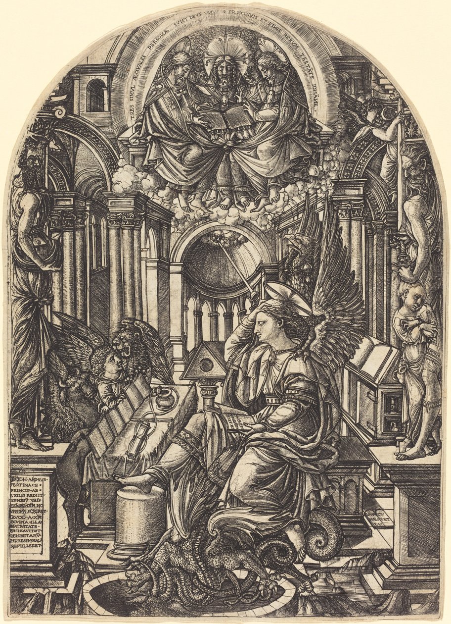 Johannes evangelistens åpenbaring av Jean Duvet