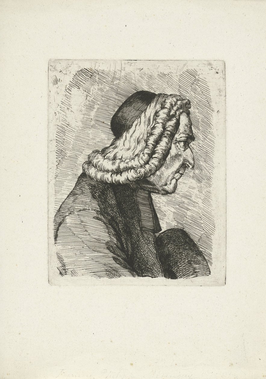 Portrett av Francois-Philippe Mesenguy av Jean Duvivier (attributed to)