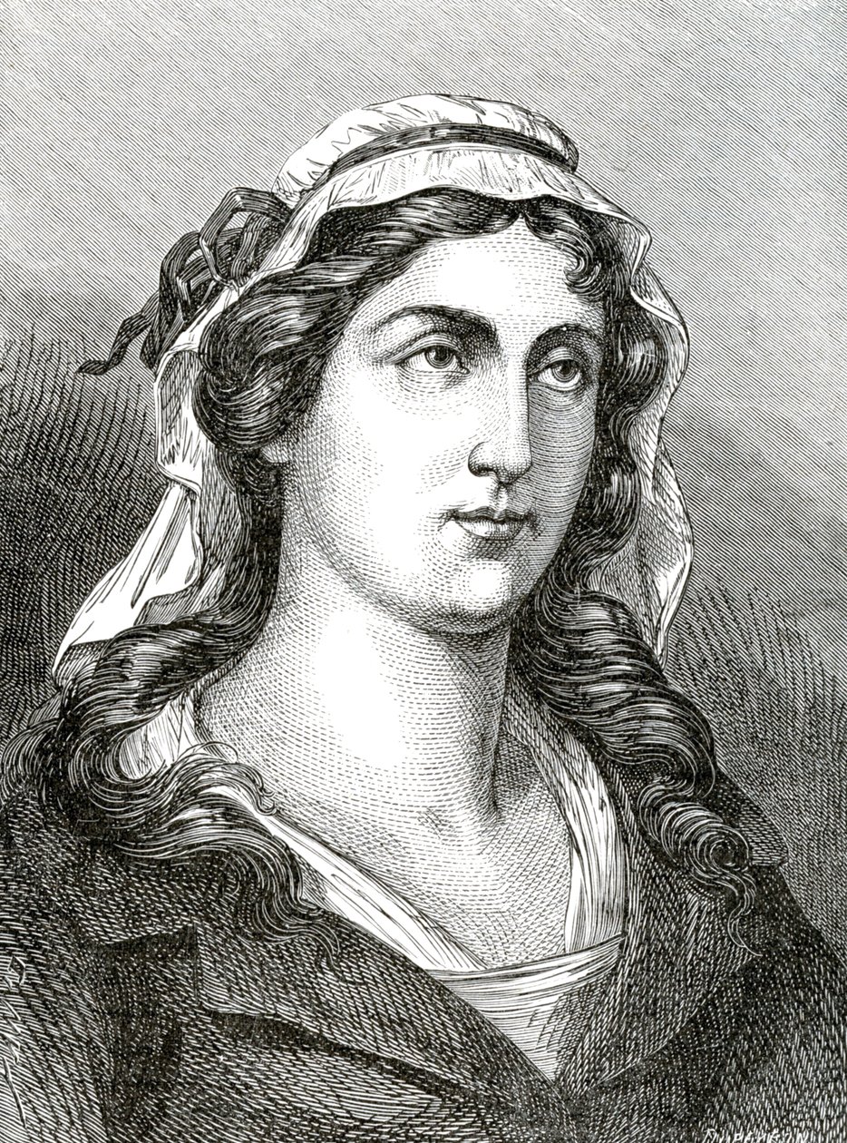 Den franske revolusjonen 1789-1799 Charlotte Corday d'Armont og attentatet på Jean Paul Marat av Jean Edouard (1824 99) Dargent