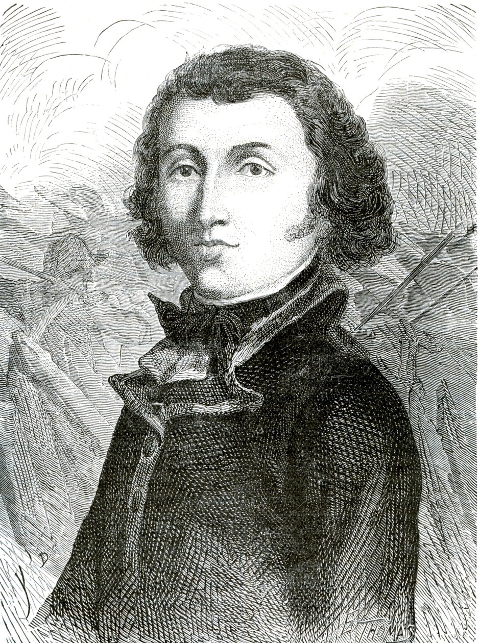 Den franske revolusjonen 1789-1799 eller Philippe Joseph d'Orleans hertug av Chartres av Jean Edouard (1824 99) Dargent