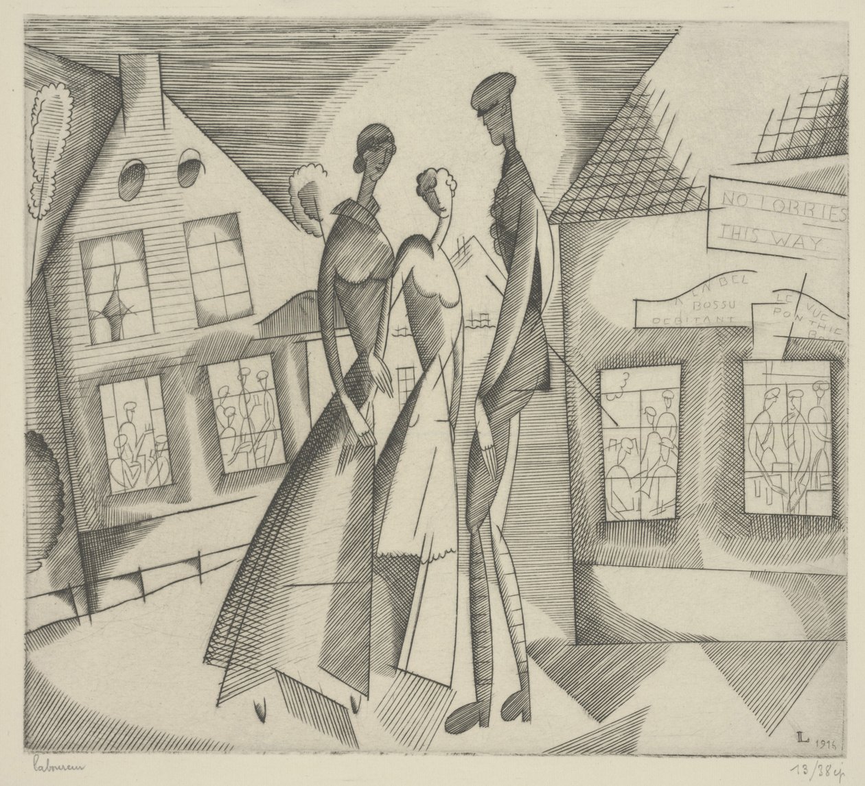 Kveld i bygda av Jean Emile Laboureur