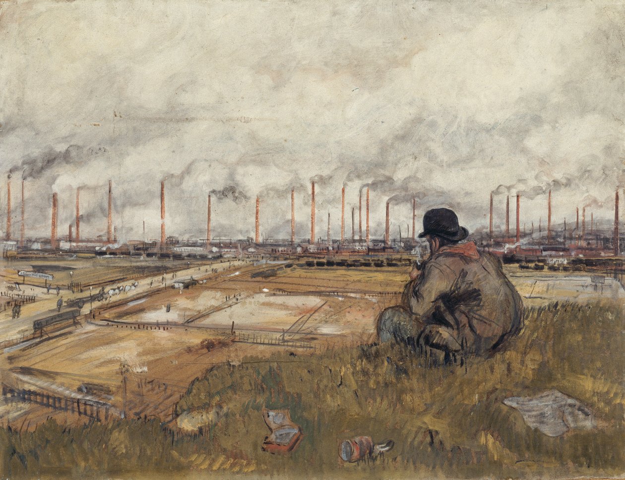 Fabrikkene, 1902. av Jean Emile Laboureur