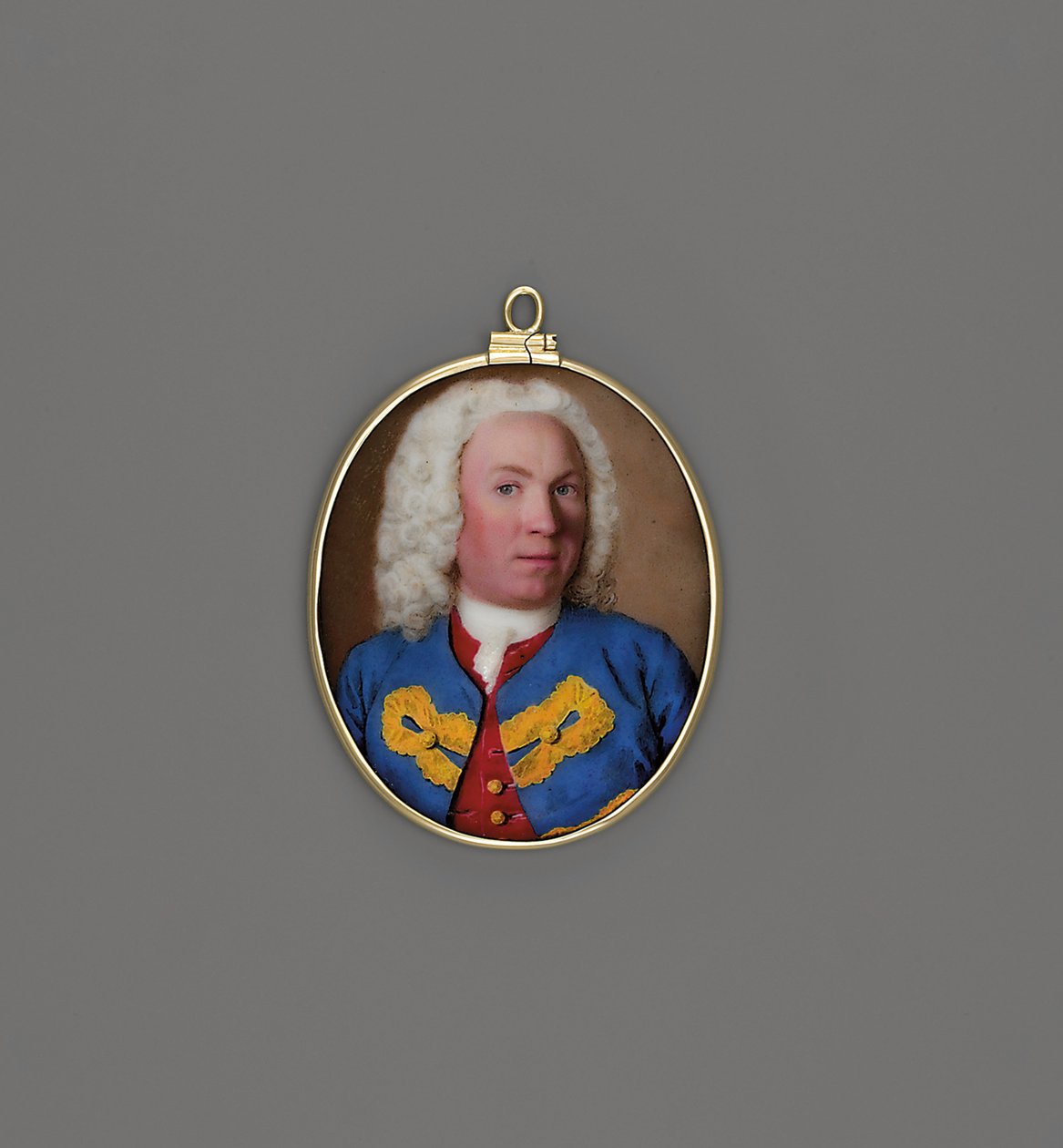 En gentleman, kalt Hugh, jarl av Marchmont (emalje på kobber) av Jean Étienne Liotard